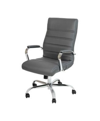 Современное офисное кресло с высокой спинкой и подлокотниками из искусственной кожи MERRICK LANE, 1 предмет