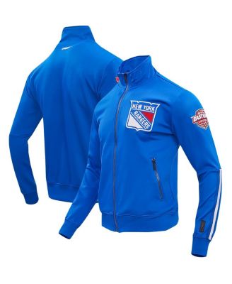Мужская спортивная куртка Pro Standard Blue New York Rangers Classic из синели на молнии