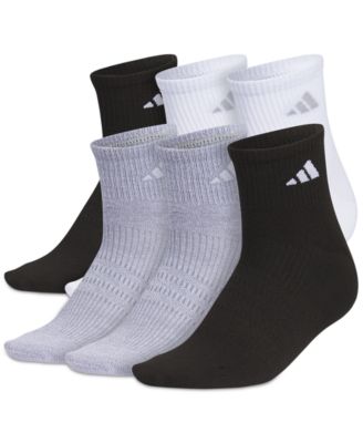 женские кроссовки adidas 6-Pk. Носки Superlite 3.0 Quarter черного цвета