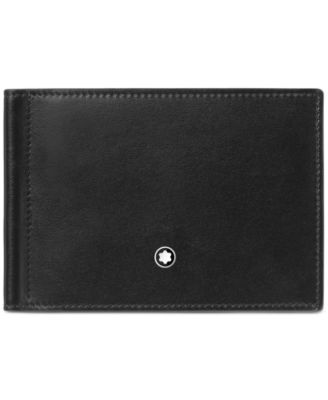 Кошелек Montblanc Meisterstück кожаный, черный