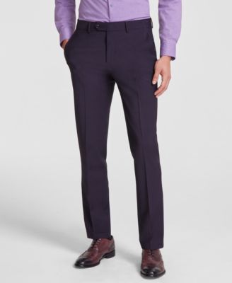 Мужские приталенные брюки из смесовой шерсти Bar III созданные для Macys 35090₽