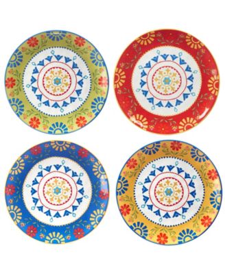 Сертифицированные международные столовые тарелки Spice Love, набор из 4-х