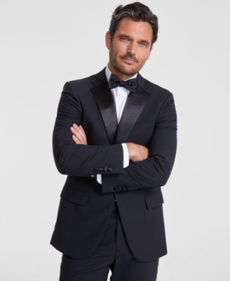 Brooks Brothers B by Brooks Brother Мужской пиджак-смокинг классического кроя из полушерстяной ткани 99890₽