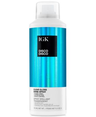 Спрей для блеска волос IGK Hair Disco Disco Clear Gloss, 5,3 унции.