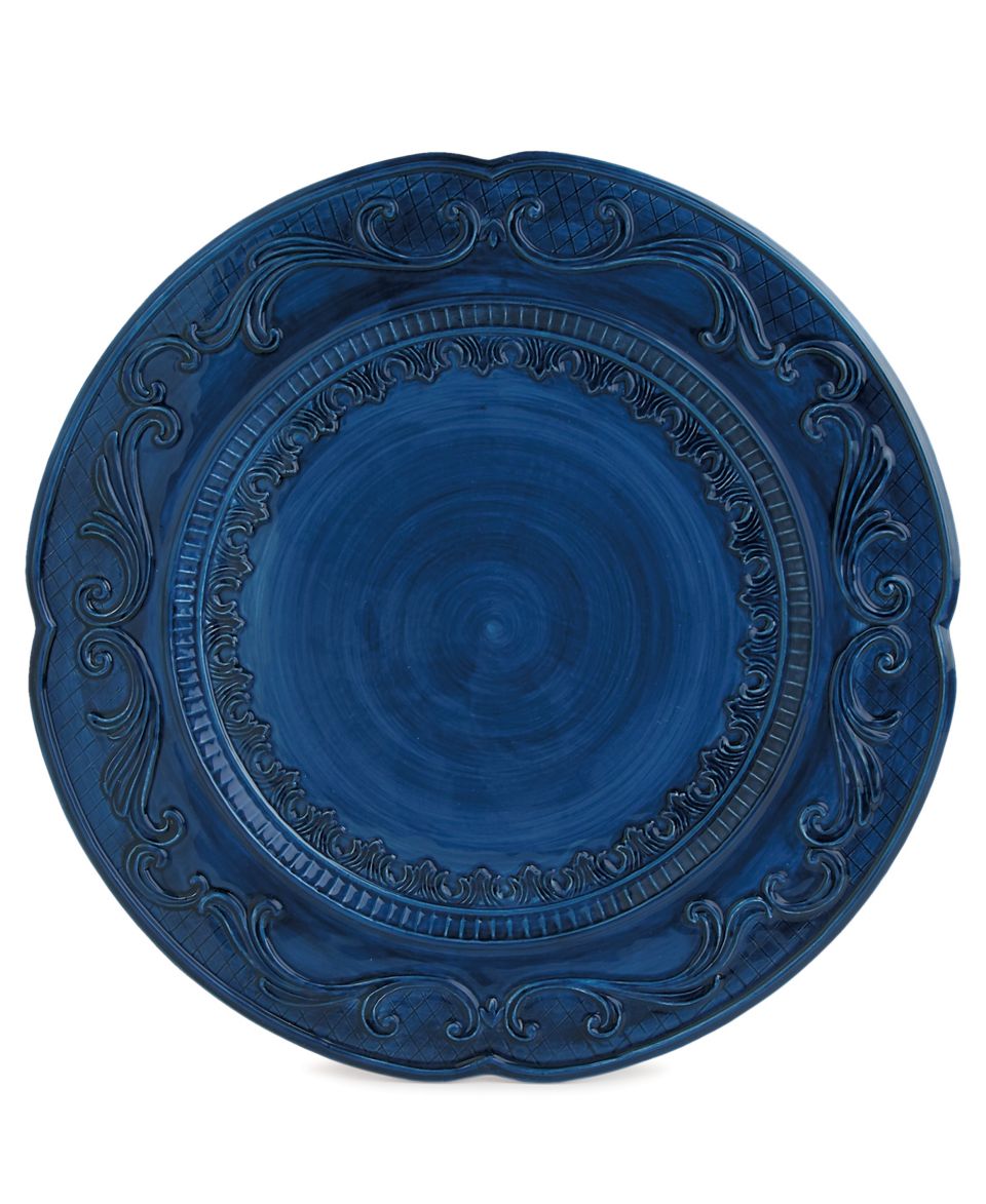 Fitz and Floyd Ricamo® Blue Charger Plate, 12.24