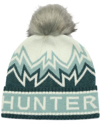 Женская шапочка Hunter с помпонами из искусственного меха Fair Isle 11490₽