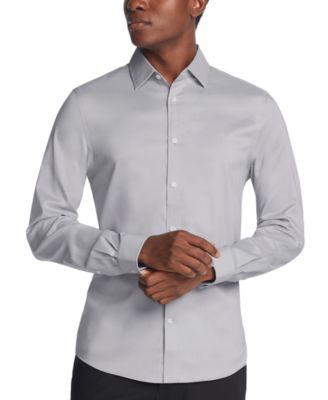 Мужская рубашка-стрейч Michael Kors для страйкбола Slim Fit с расстегнутой длиной и без морщин 11690₽