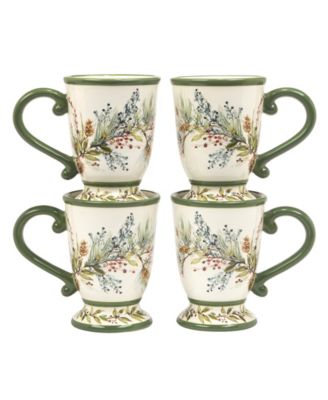 Сертифицированные международные кружки Winters Forest, набор из 4 кружек