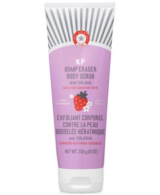 Скраб для тела First Aid Beauty KP Bump Eraser с 10 г свежей клубники, 8 унций.