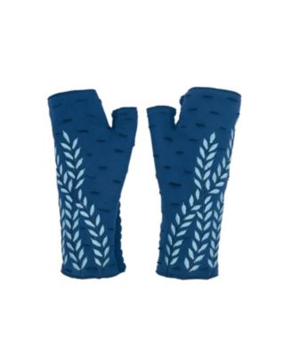 Женские трикотажные перчатки без пальцев Feelgoodz ручной работы на флисовой подкладке