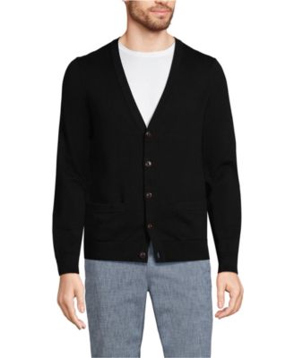 Хлопчатобумажный кардиган Lands End Big - Tall из тонкого хлопка 15990₽