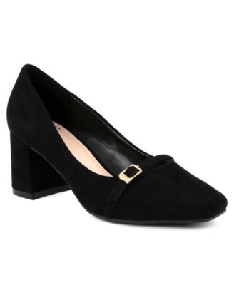 Женские модельные туфли-лодочки Jones New York от Aubin на блочном каблуке 15490₽