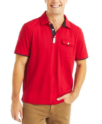 Мужская рубашка поло классического покроя с карманами Nautica 15890₽