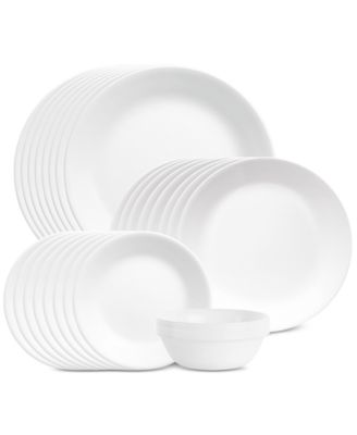 Набор посуды Corelle Shimmering White, 32 шт., Сервиз на 8 персон