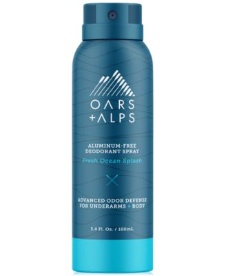 Дезодорант-спрей Oarles Alps Fresh Ocean Splash, 3,4 унции.