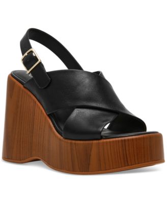 Потрясающая пара женских закрученных босоножек на танкетке с откидной спинкой созданных для Macys 13890₽