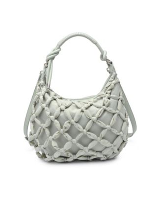 Модная роскошная сумка-хобо Leslie с завязками