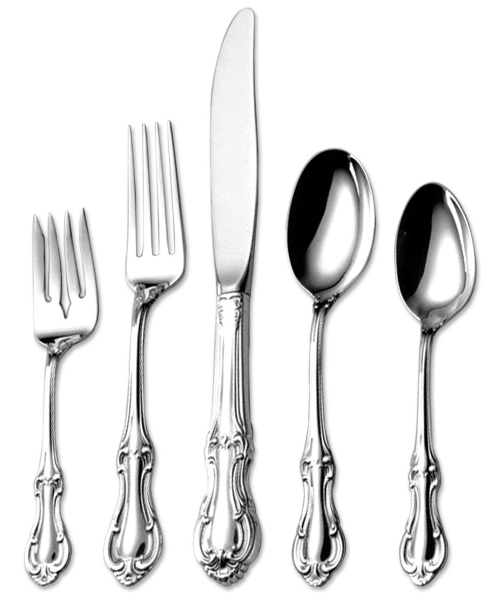 Silver Joan of Arc Sterling Silver 46 Piece Flatware Set with Chest