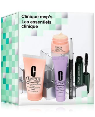 Clinique 5 шт Мини-подарочный набор для ухода за кожей и макияжа MVPs 7190₽