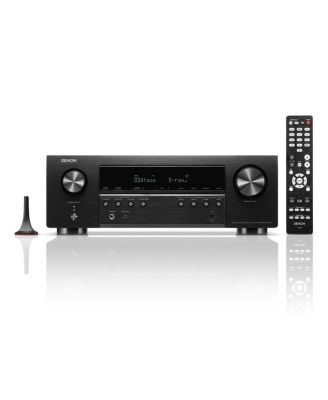 7,2-канальный ресивер для домашнего кинотеатра Denon AVR-S770H 8K со встроенными Dolby Atmos и HEOS черного цвета