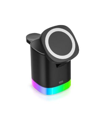 Беспроводная зарядная станция RCA RGB для iPhone /часов/ AirPods black