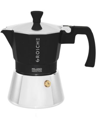 Индукционная плита GROSCHE Milano для приготовления эспрессо на 3 чашки Moka Pot