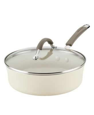 Керамическая 3-литровая сковорода для сотейника Rachael Ray Cucina с антипригарным покрытием и крышкой