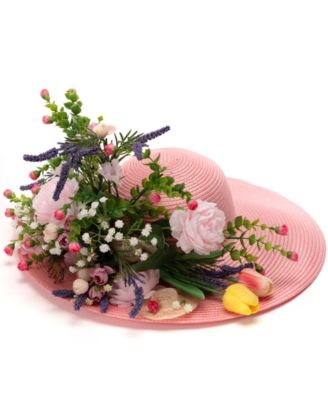 Августовские шляпы Цветочный взрыв Нарядная шляпа с широкими полями