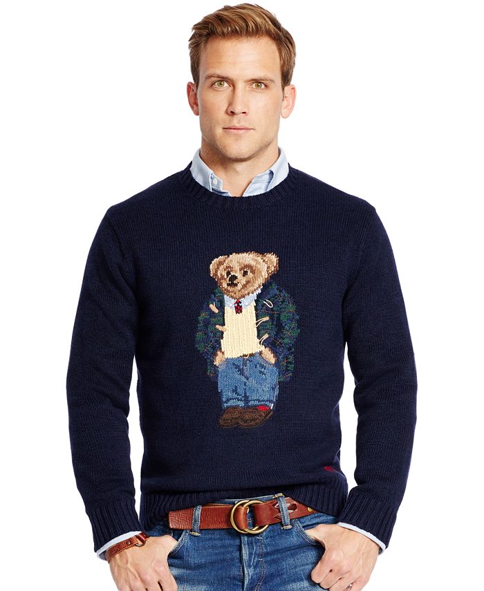 Polo Ralph Lauren Polo Bear Wool Sweater & Reviews - Sweaters - Men ...