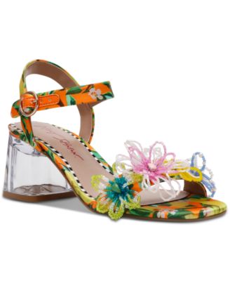 Женские босоножки на блочном каблуке Betsey Johnson с украшением Cinthia 21890₽