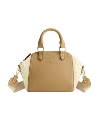 Мини-сумка Tommy Bahama с нанесенным логотипом и вставками из соломы
