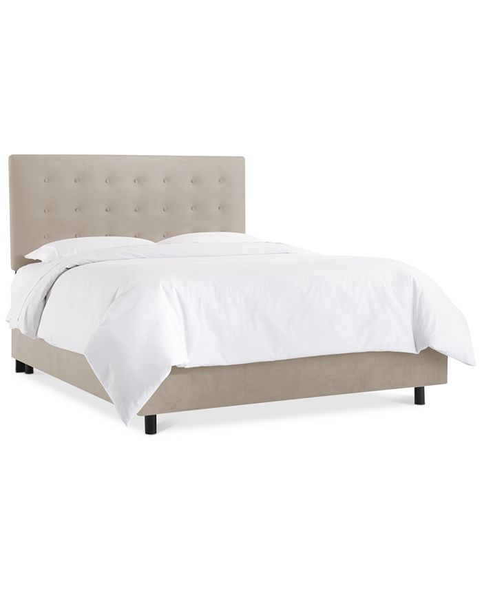 Skyline Hawthorne Button Bed King & Reviews Furniture Macy's