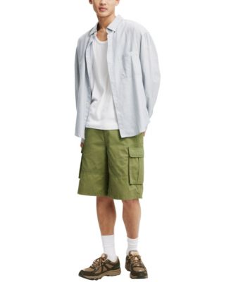 Мужские мешковатые шорты-карго ИЗ ХЛОПКА