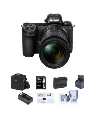 Беззеркальный фотоаппарат Nikon Z 7II, Комплект с картой памяти на 128 ГБ, Сумка, Аккумулятор, Зарядное устройство, фильтр 72 мм, Защитная пленка для экрана, Набор для чистки, черный