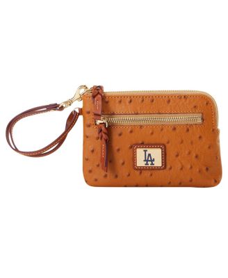 Клатч Dooney & Bourke Dodgers страусиная кожа, коричневый