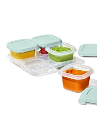 Силиконовые контейнеры для хранения пищевых продуктов OXO Tot из 4-х упаковок детских блоков