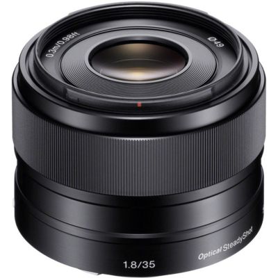 Фиксированный объектив Sony SEL35F18 35 мм f/1.8 черный