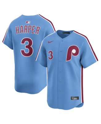 Мужская майка Nike Bryce Harper светло-голубого цвета Philadelphia Phillies Alternate Limited Player синего цвета