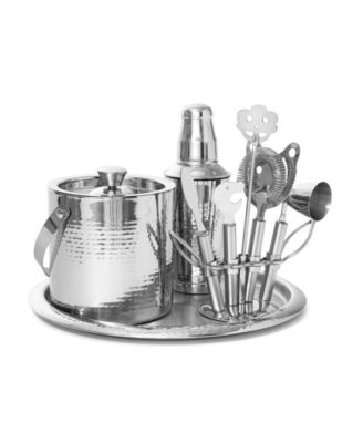 Кованая нержавеющая сталь Godinger, 9 шт. Набор барной посуды