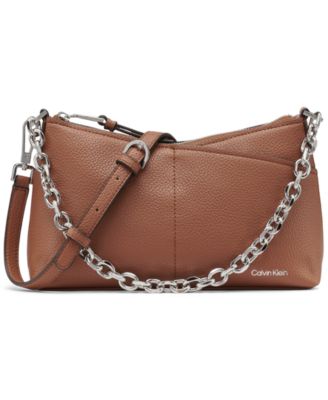 Мини-сумка через плечо Calvin Klein Zoe на цепочке