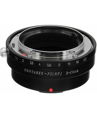 Адаптер для крепления Fotodiox с переключаемым диском регулировки диафрагмы для объектива Contarex к камере Fujifilm X-Mount без цвета