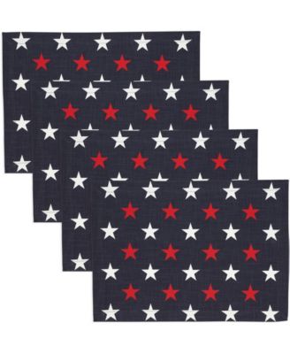 Салфетки Saro Lifestyle Patriotic Americana Cotton Stars, 14 x 20 дюймов