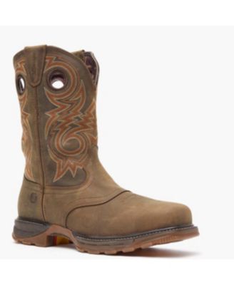 Мужские рабочие ботинки Durango Maverick XP с композитным носком и водонепроницаемым верхом в западном стиле коричневого цвета