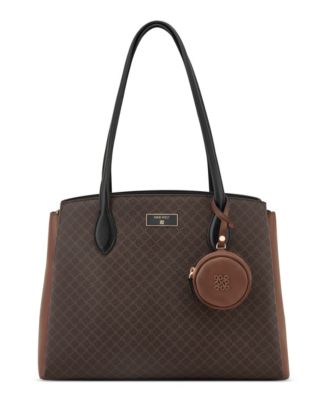 Большая дорожная сумка Nine West Mary Carryall коричневого цвета