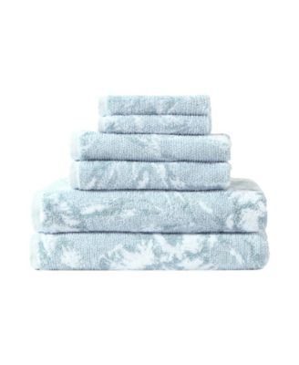 Набор хлопчатобумажных махровых полотенец Tommy Bahama Shadow Hibiscus