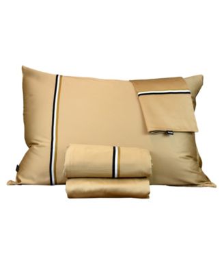 РАСПРОДАЖА! Boss Home by Hugo Boss B Linea, хлопок, 300 нитей, 4 шт. Комплект постельного белья, Queen