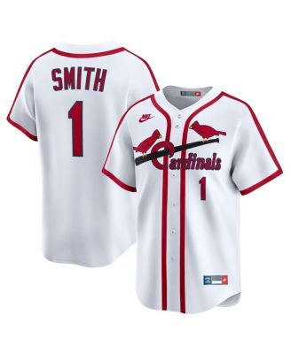Мужские кроссовки Nike Ozzie Smith White St. Louis Cardinals из коллекции Throwback Cooperstown, лимитированная коллекция джерси белого цвета