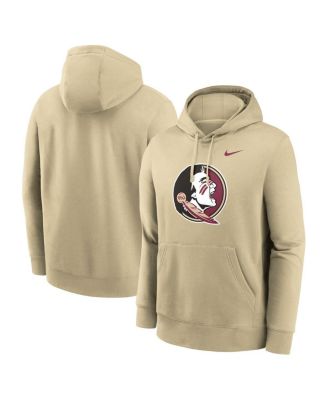Флисовый пуловер с капюшоном Nike Men's Gold Florida State Seminoles Prime Time Club