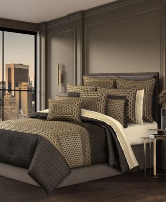 J Queen New York Metropolitan, 3 шт. Комплект постельного белья, полный/Queen