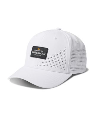 Мужская кепка Quiksilver Waterman Perf Turf белого цвета